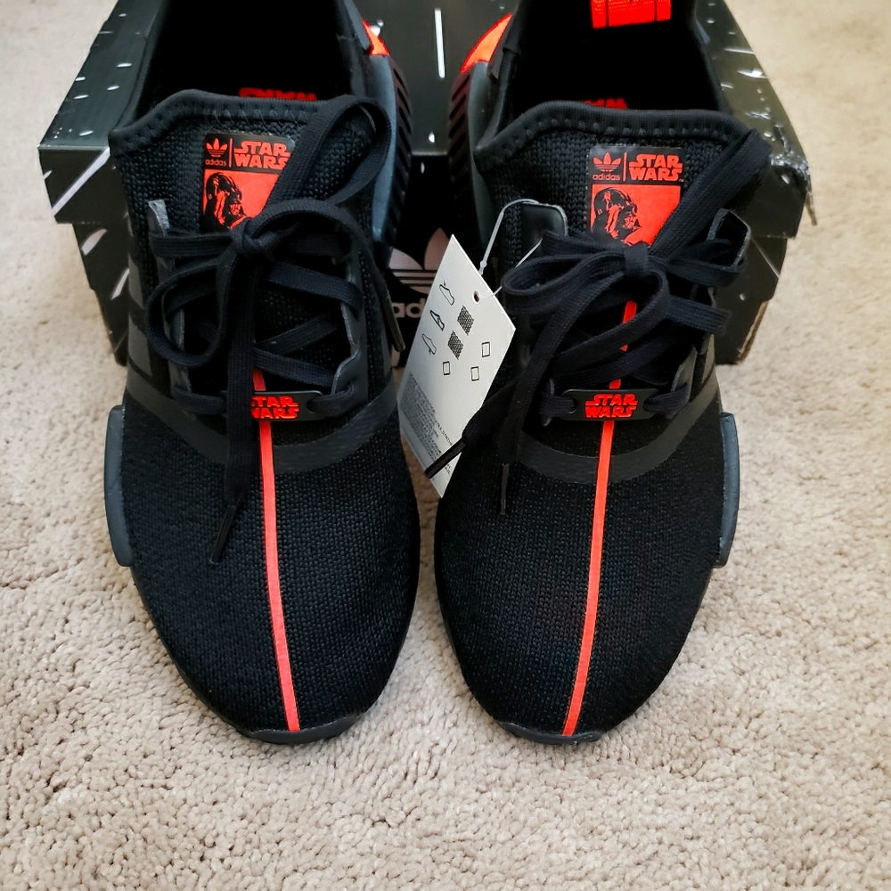 Adidas NMD R1 Star Wars Darth Vader Athletic Shoes - Picture 10 of 12
